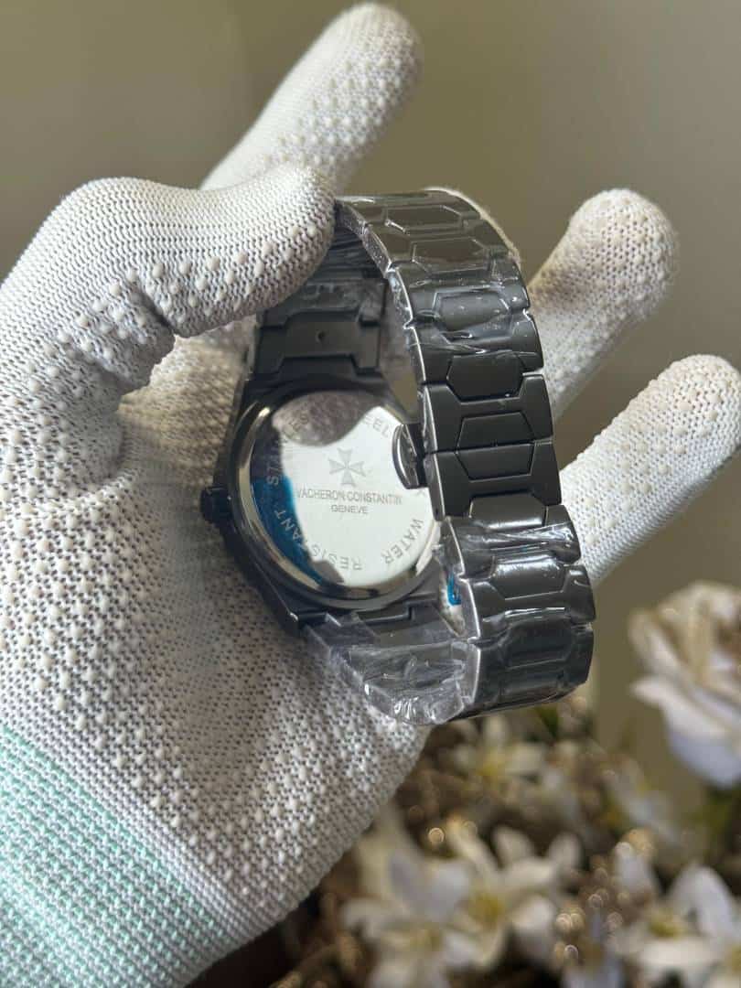 Vacheron Constantin Gunmetal Grey Quartz Premium Watch
