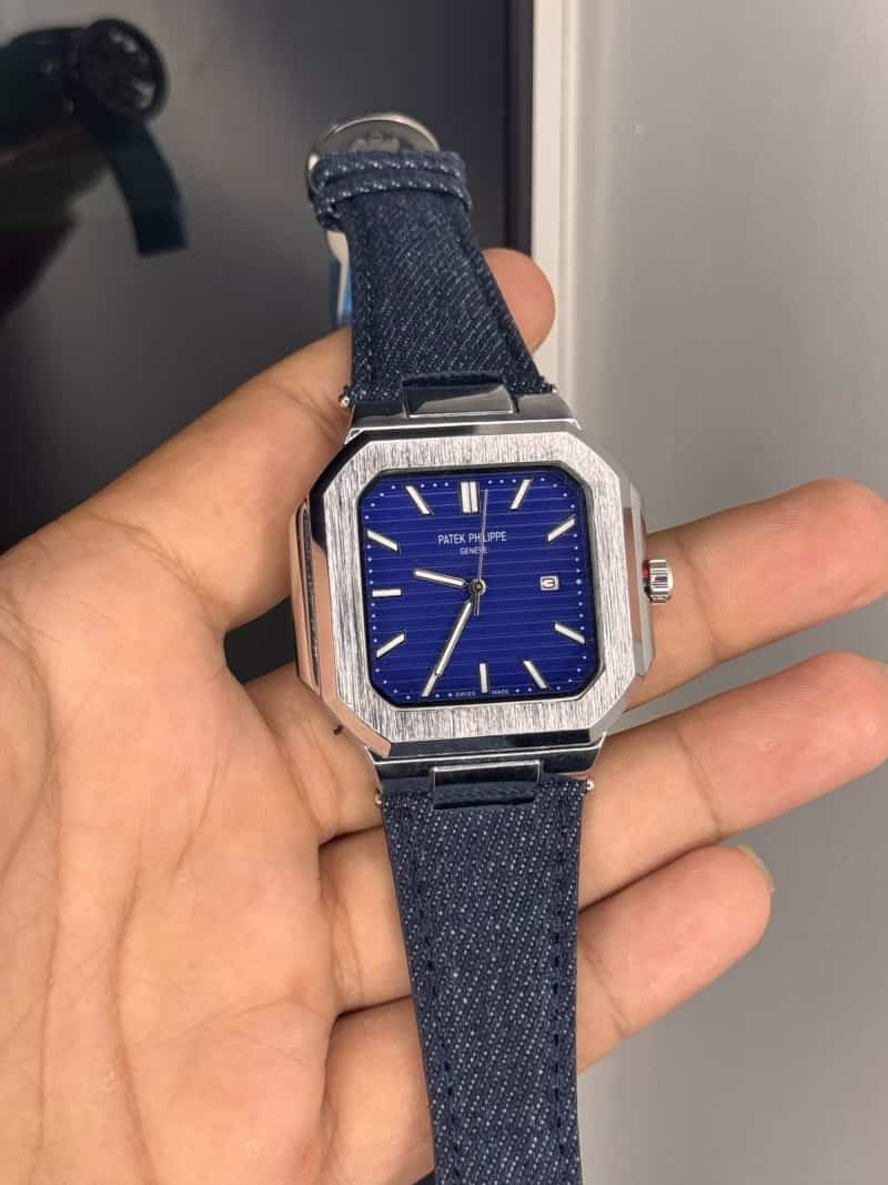 Sale Patek_Philippe Cubitus denim belt blue dial