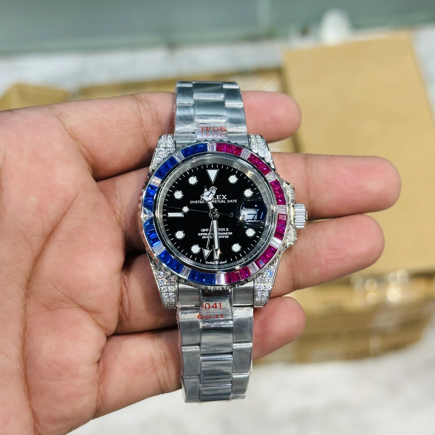 Rolex Gmt Master || Diamond Bazel
