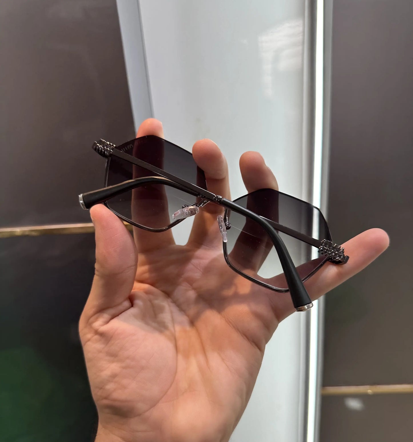 Miu Miu Gunmetal Green Premium Shades 653