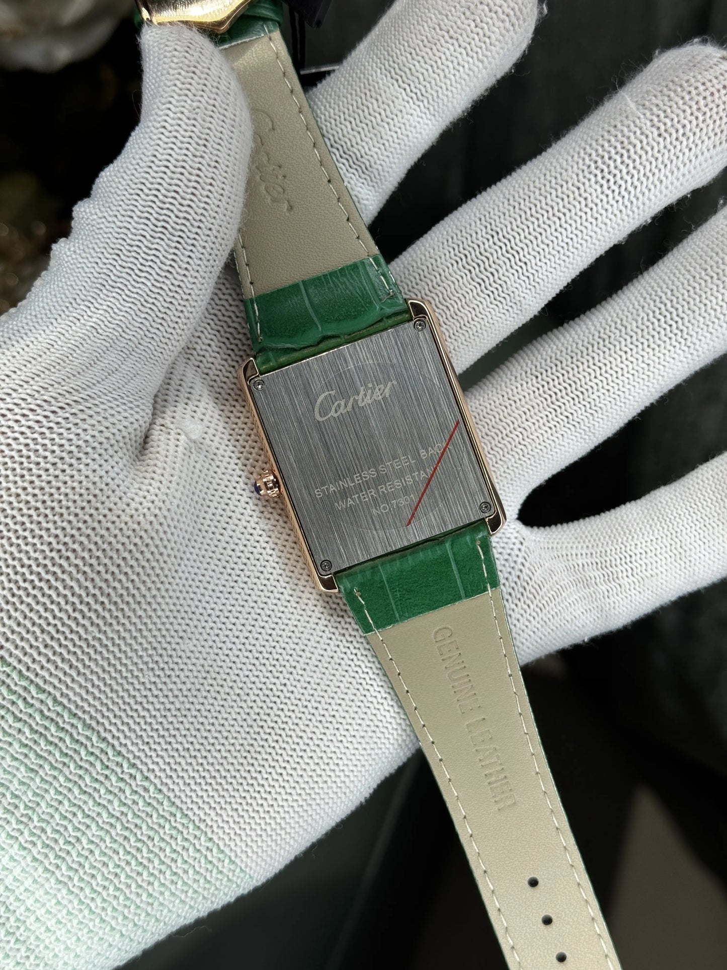 Cartie r Tank Louis Copper Green Slim Premium Watch