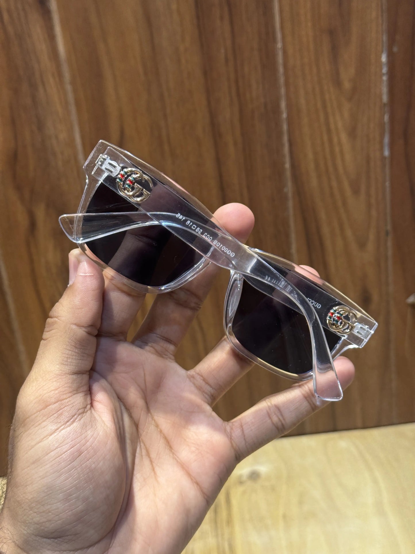 Gucci Ice Black Logo Premium Shades 010