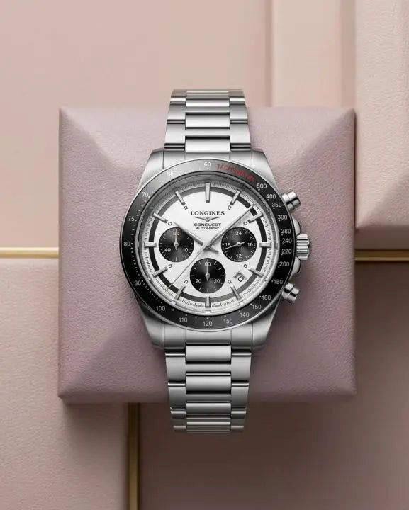 Longine_s Conquest Chronograph Black