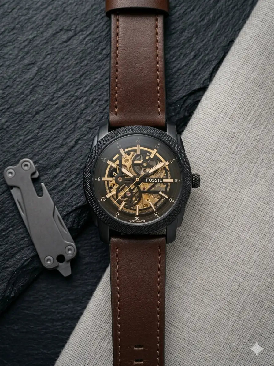 FOSSIL AUTOMATIC LEATHER
