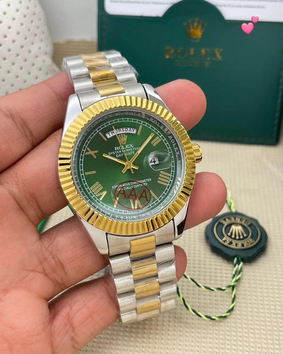 Rolex Roman Two Tone