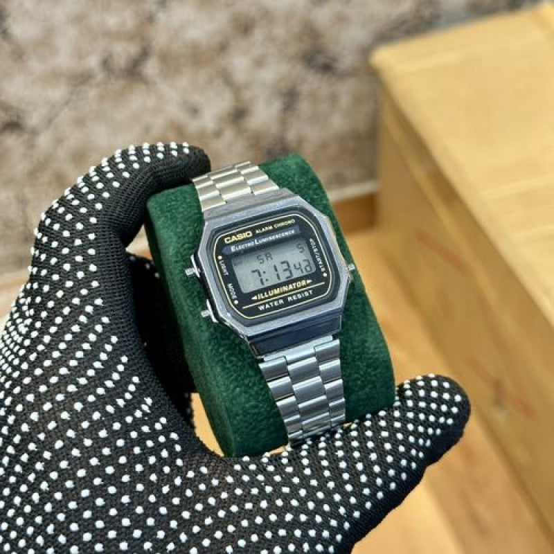 Casio Vintage Digital Silver ( 036 )