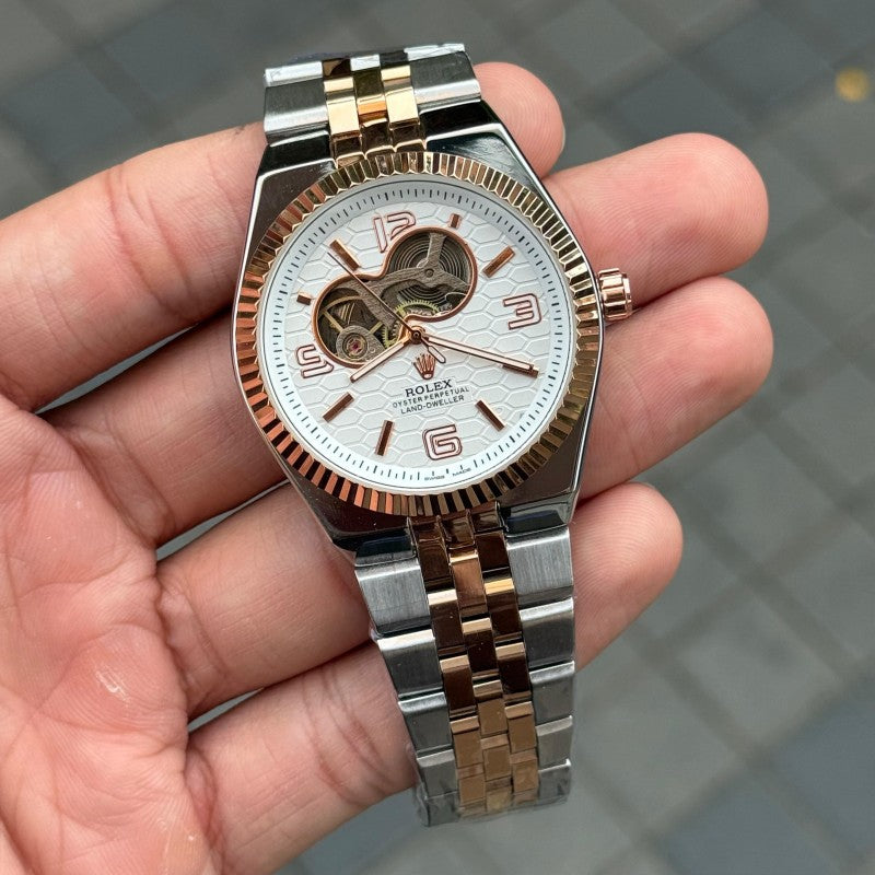 Role x Oyster Perpetual Land Dweller Open Heart Automatic