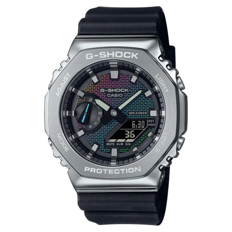 Casio G shock GM 2100 RW 1A Rainbow Dial