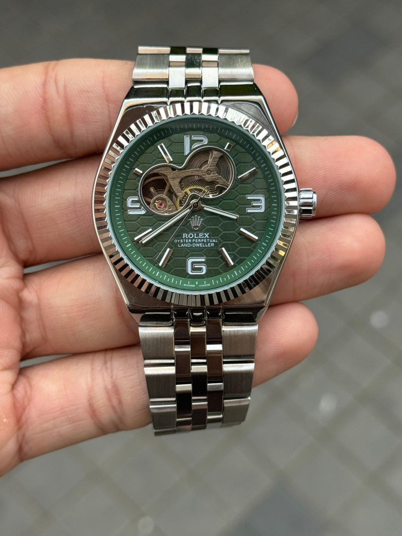 Role x Oyster Perpetual Land Dweller Open Heart Automatic