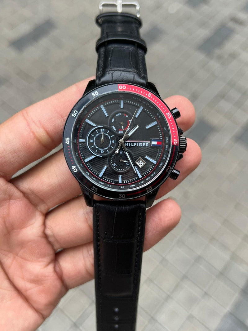 Tommy Hilfige r Chronograph Leather