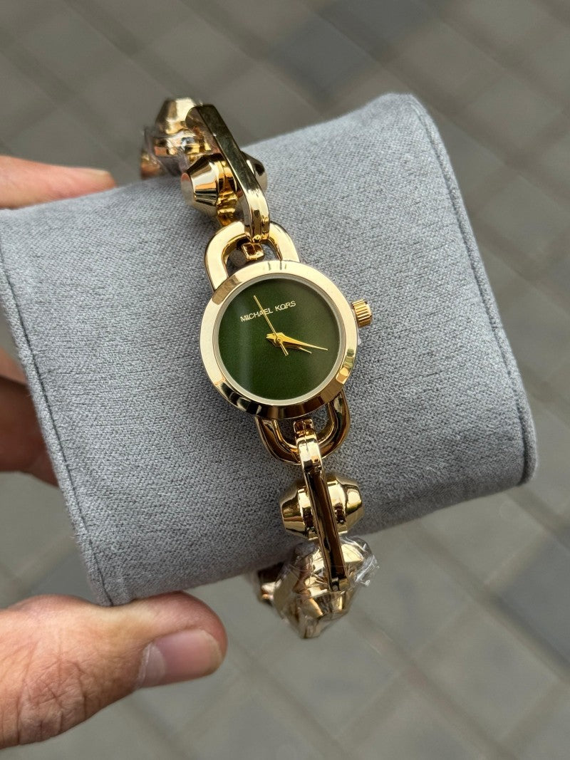 Michael Kor s Astor Women s Gold Green