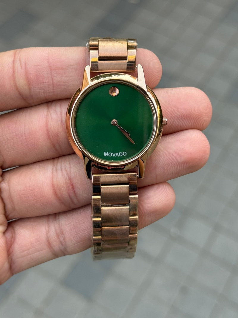 Movad o Bold Slim Women s Rose Green