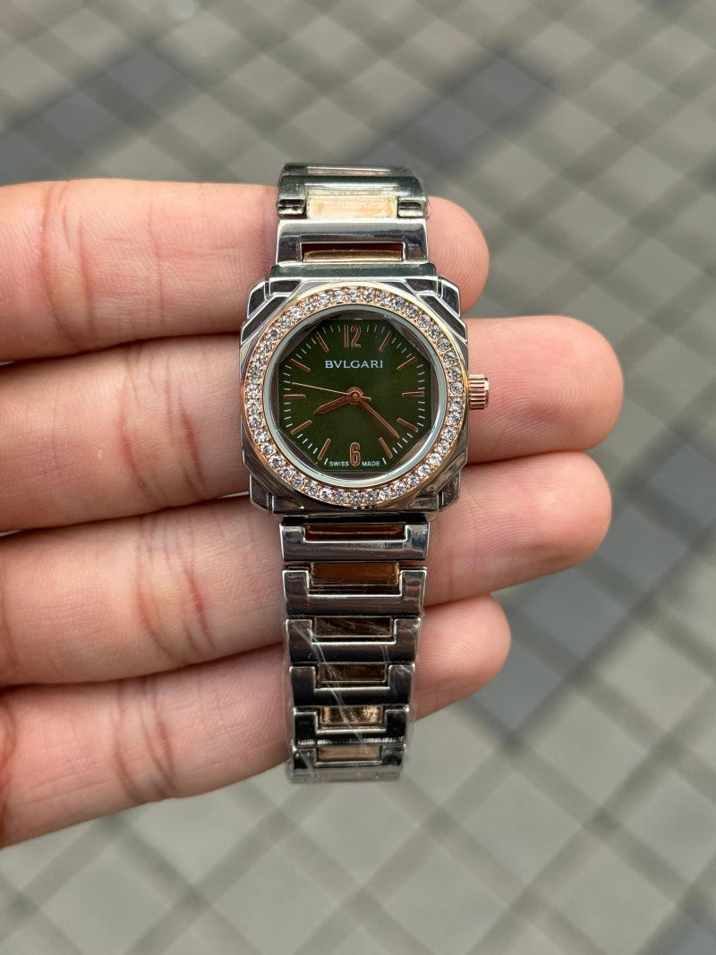 Bvlgar i Women s Green Dial