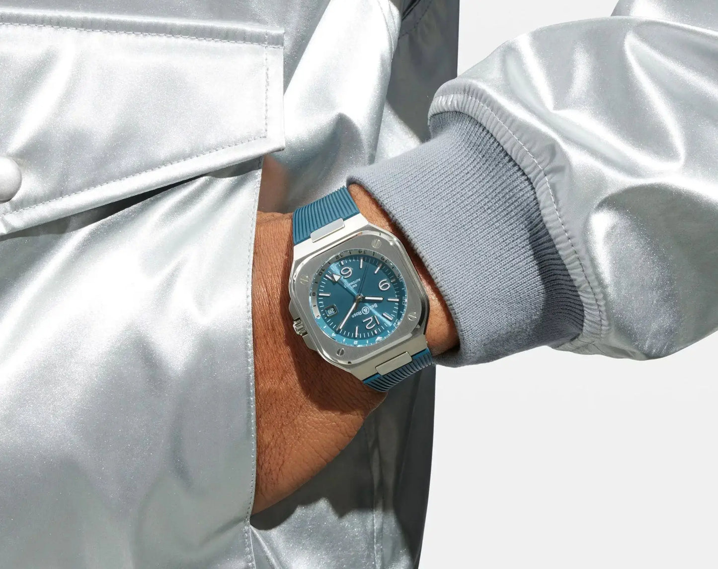 Bell & Rose BR 05 GMT Sky Blue 41 mm
