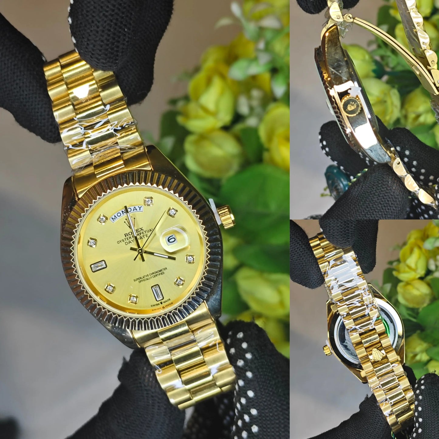 rolex all work full gold 🥶