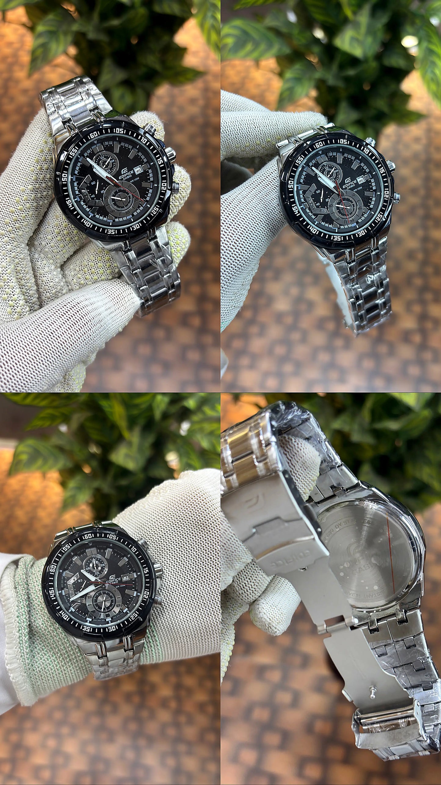 Casio Edifice Silver Black