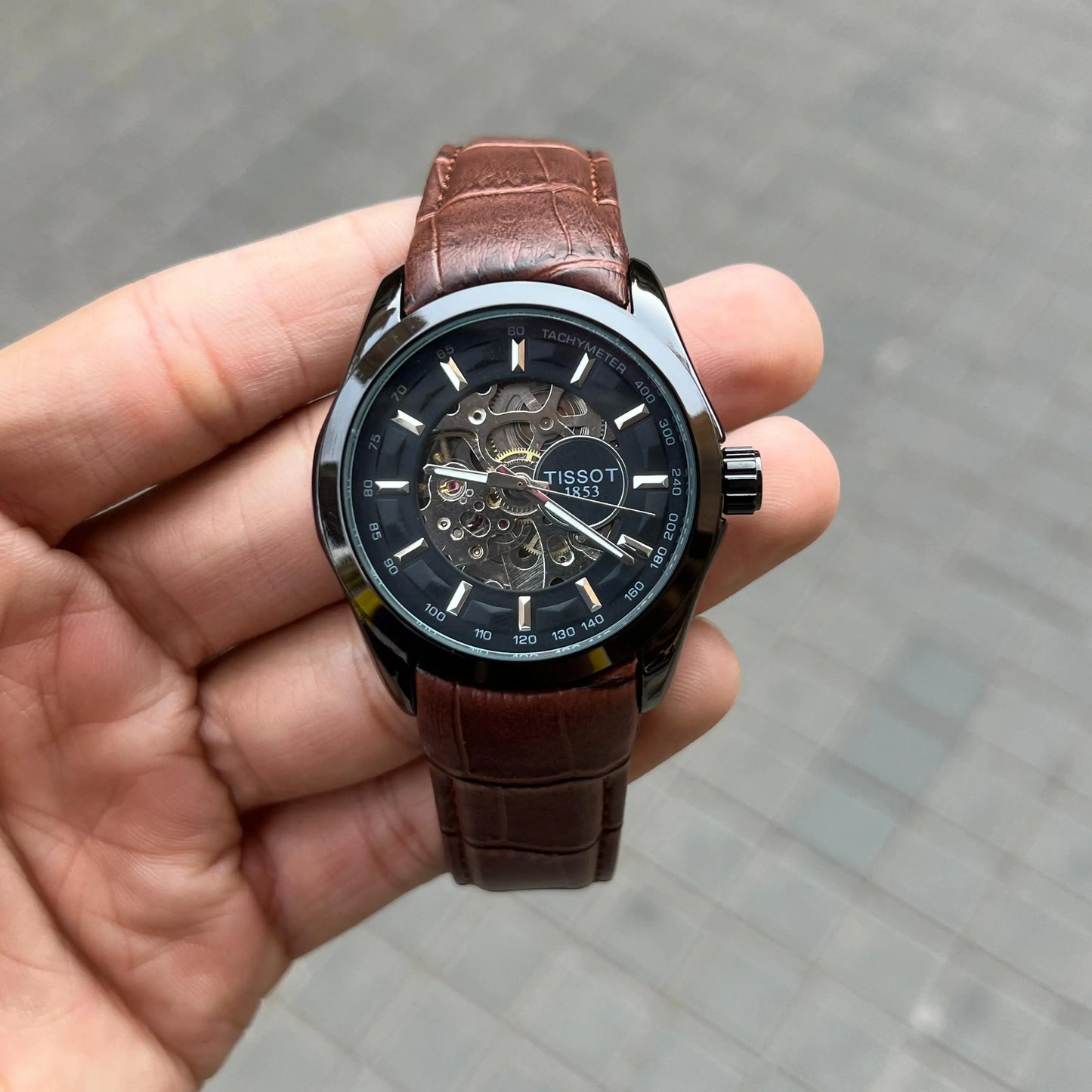 Tisso t 1853 Skeleton Automatic