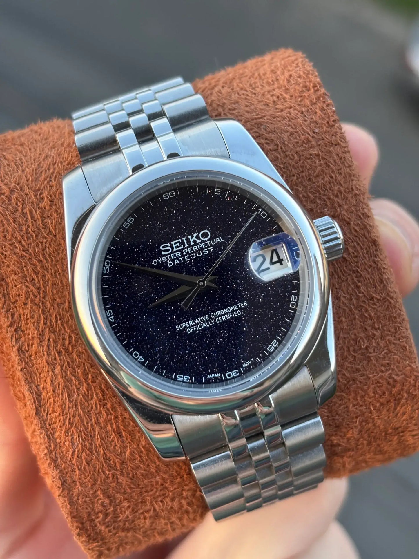Seiko Galaxy Burst Black