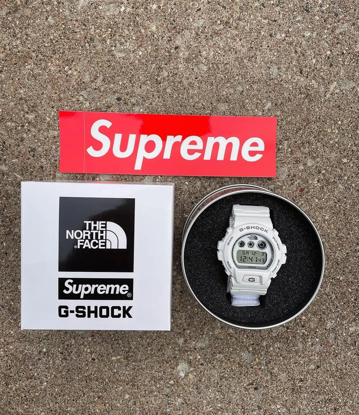 G shock X North Face X Supreme