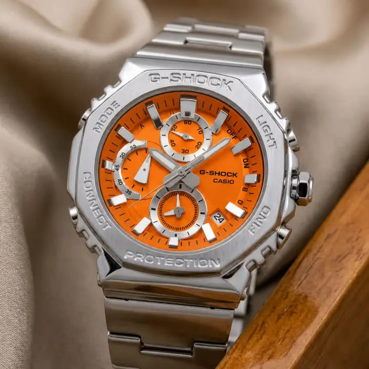 Casio gshock gmc-b2100 silver orange