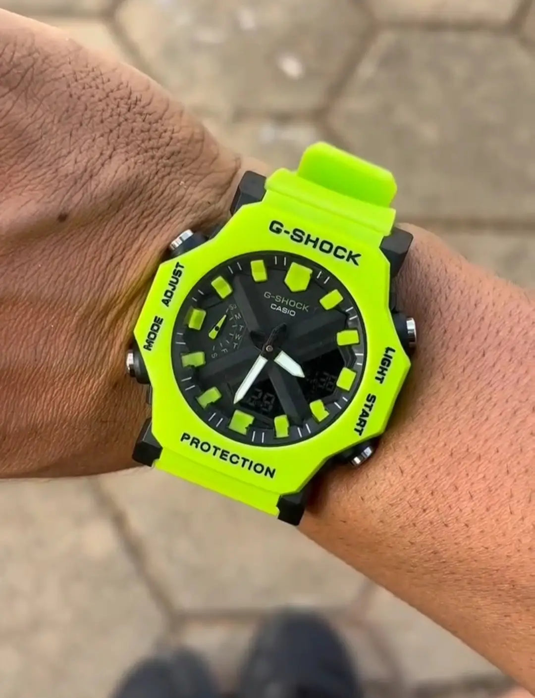 Gshock X Neon Green