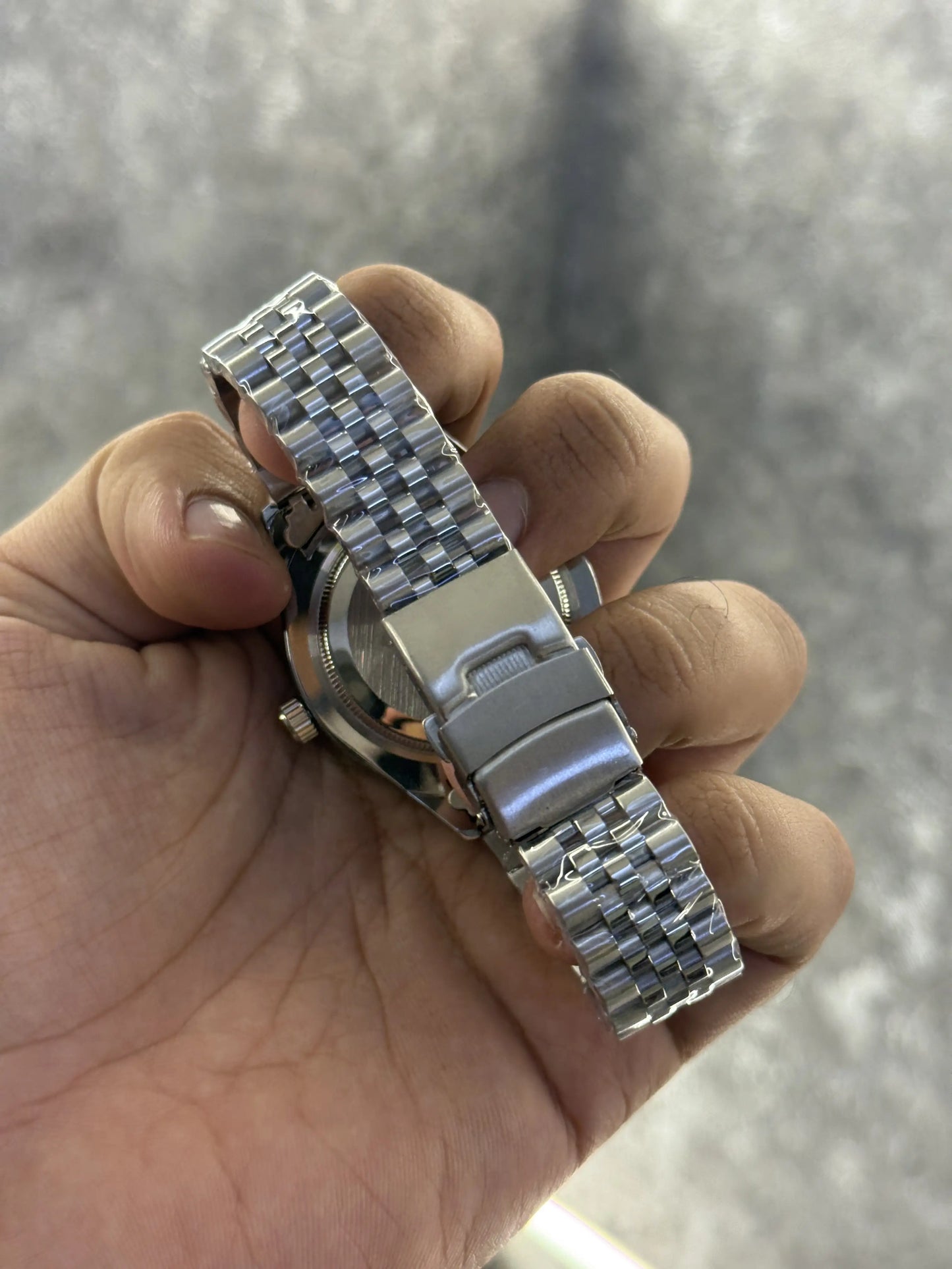 Seiko Mod Date Just Arabic Blue