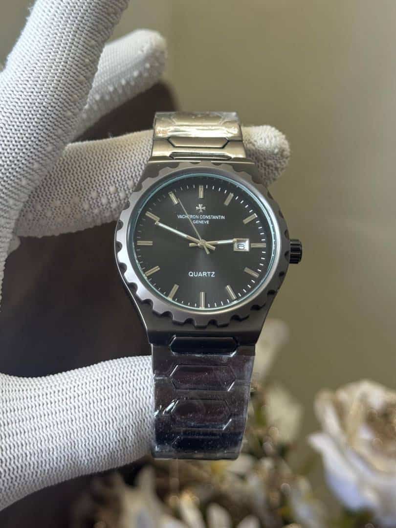 Vacheron Constantin Gunmetal Grey Quartz Premium Watch