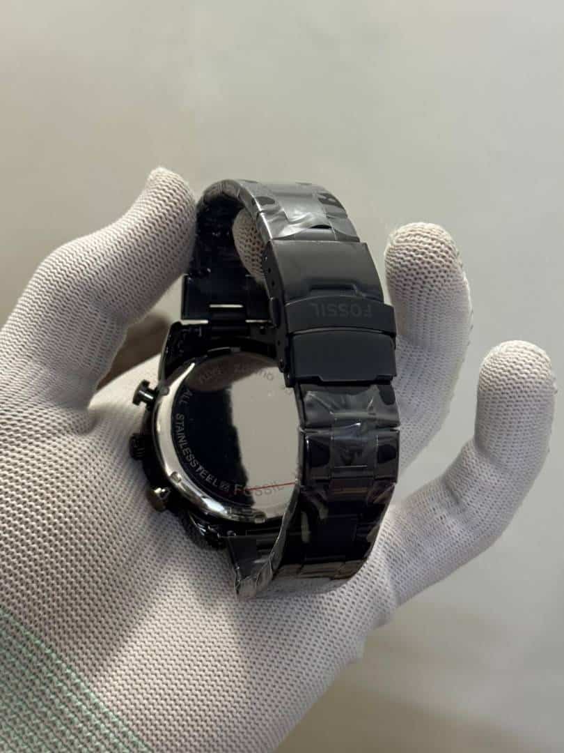 Fossi l Tourer All Black Chronograph Metal Watch