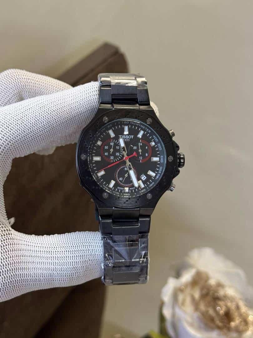 Tisso t T Racer Moto GP Chronograph Full Black LuXury Watch