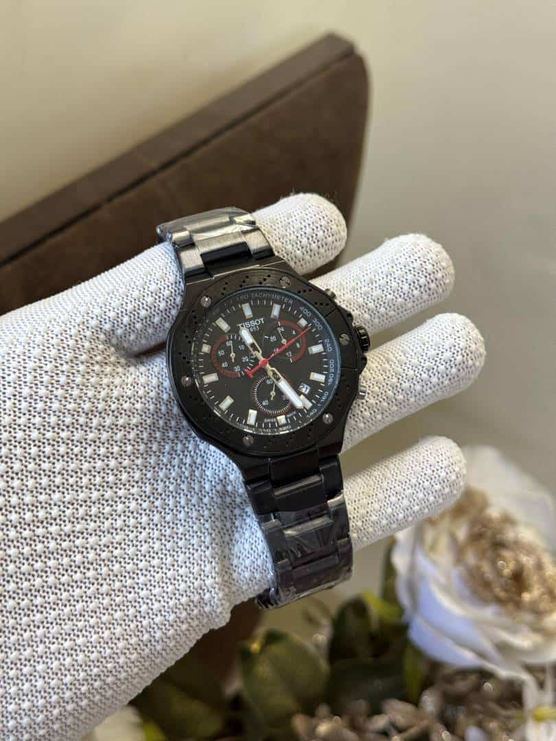 Tisso t T Racer Moto GP Chronograph Full Black LuXury Watch