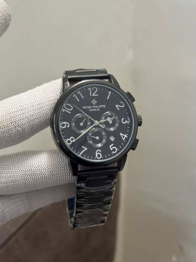 Patek Philippe All Black Chronograph Watch