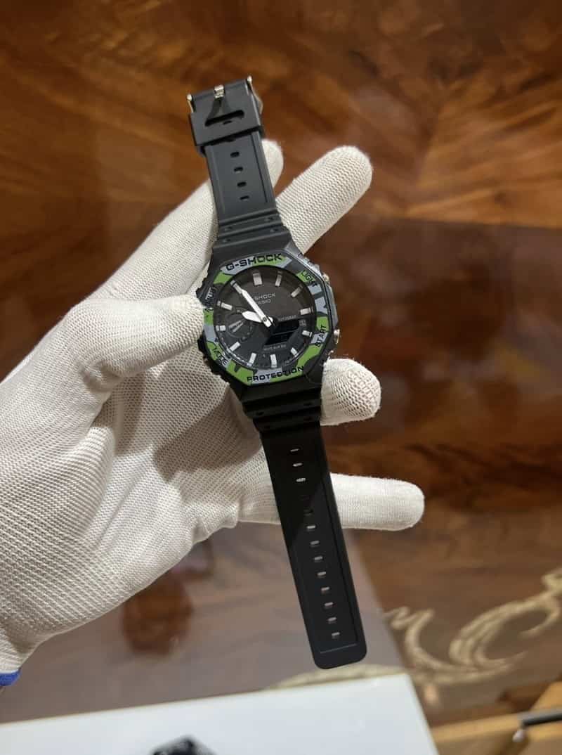 G - Shock Camo Print With Black Belt Premium Watch