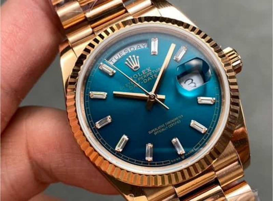 ROLEX DAYDATE ROSEGOLD DIAMOND NUME