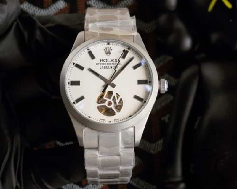 ROLEX LABELNOR WHITE DAIL TOURBILLO