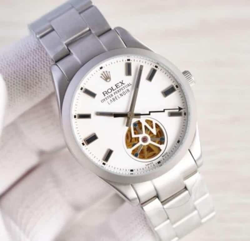ROLEX LABELNOR WHITE DAIL TOURBILLO