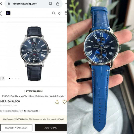 Sale ULYSSE NARDIN blue