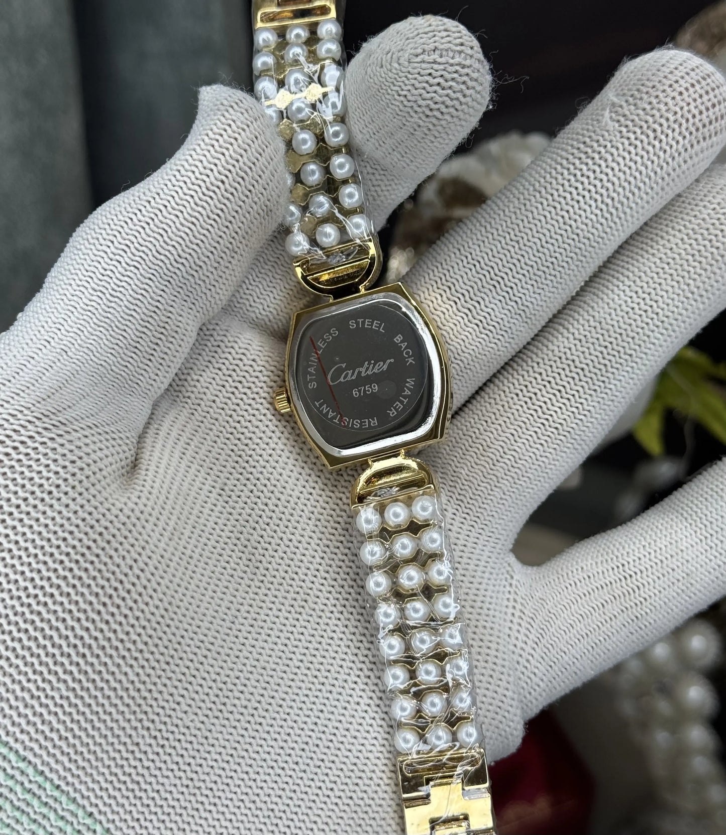 Cartie r Pearls All Gold Premium Watch