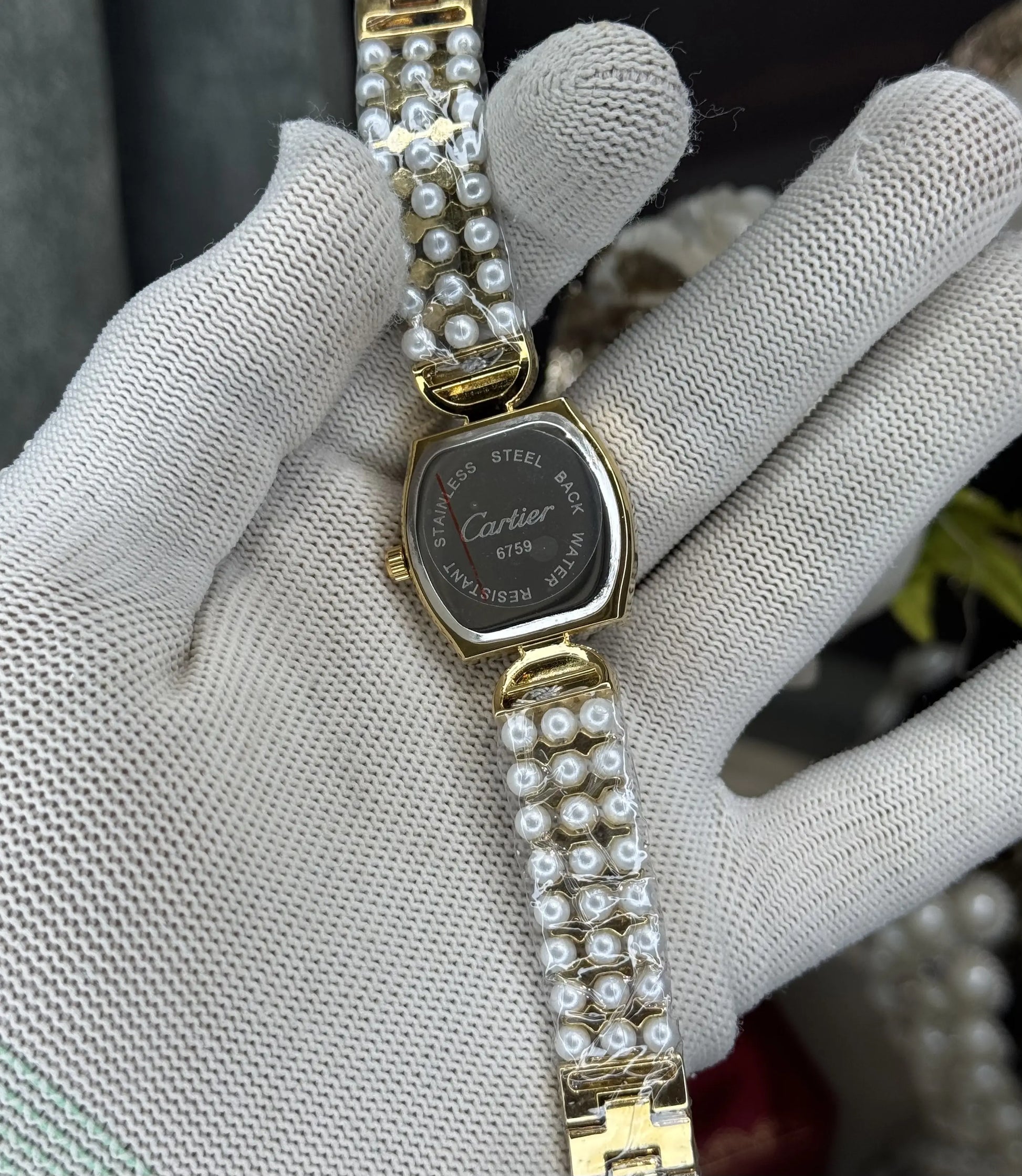 Cartie r Pearls All Gold Premium Watch