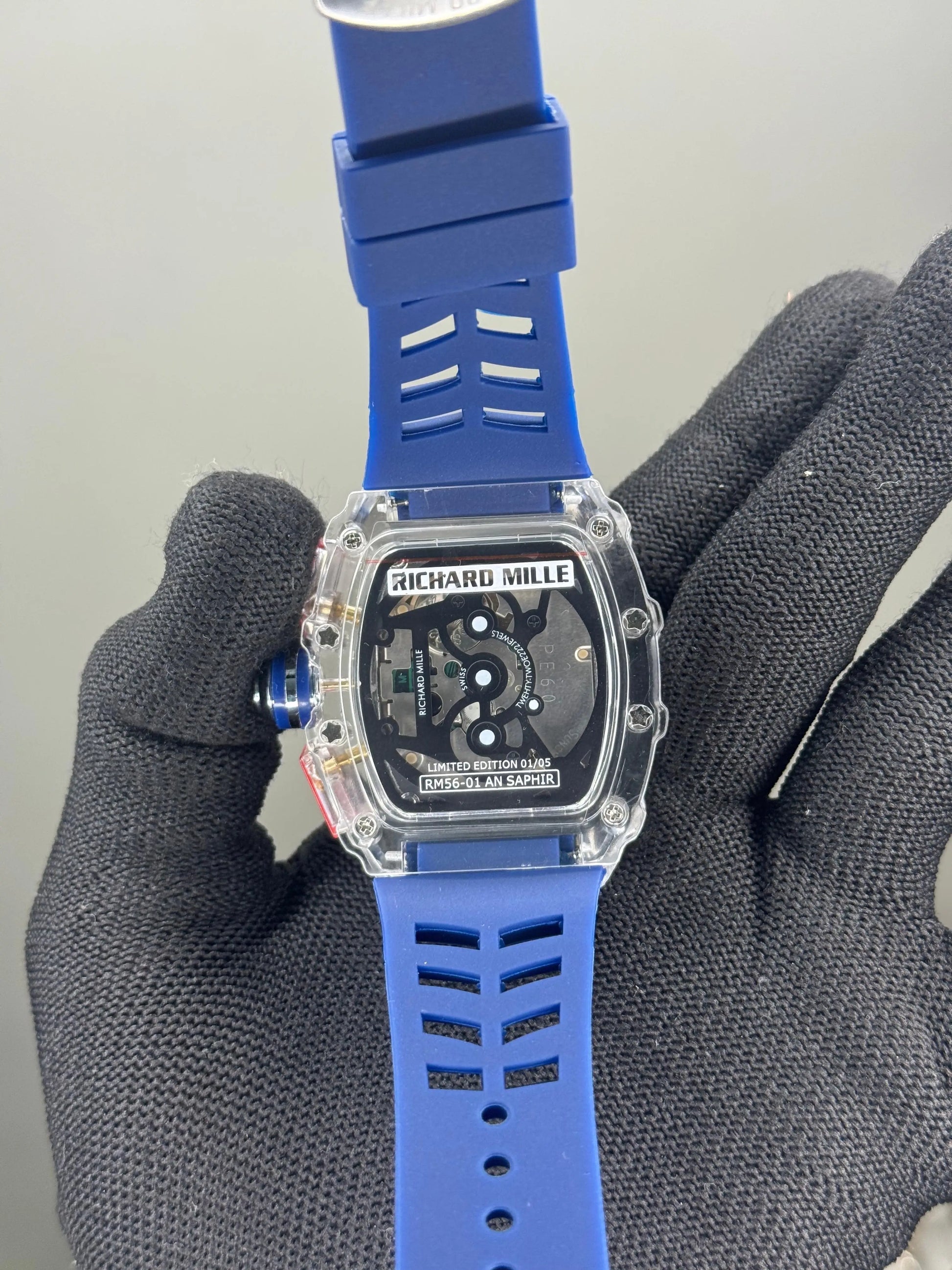 Richard Mille Mc Laren Blue Chronograph Watch