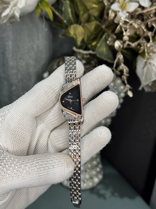 Dio r Dual Tone Black Premium Ladies Watch