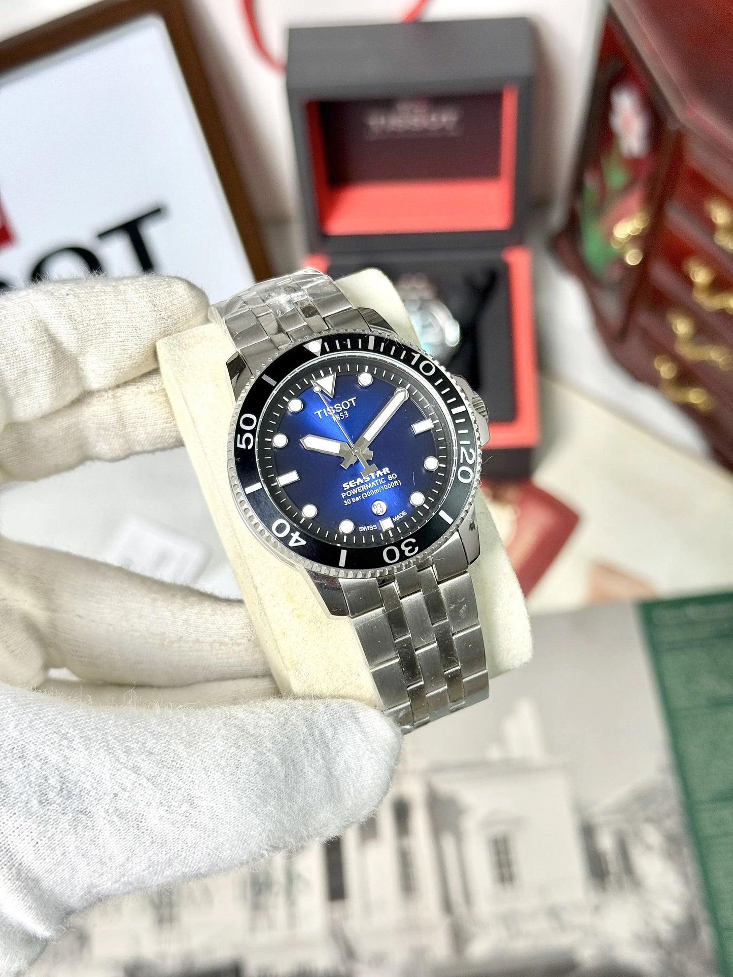 Tissot 1853 Sea Star Powermatic 80 Silver Blue