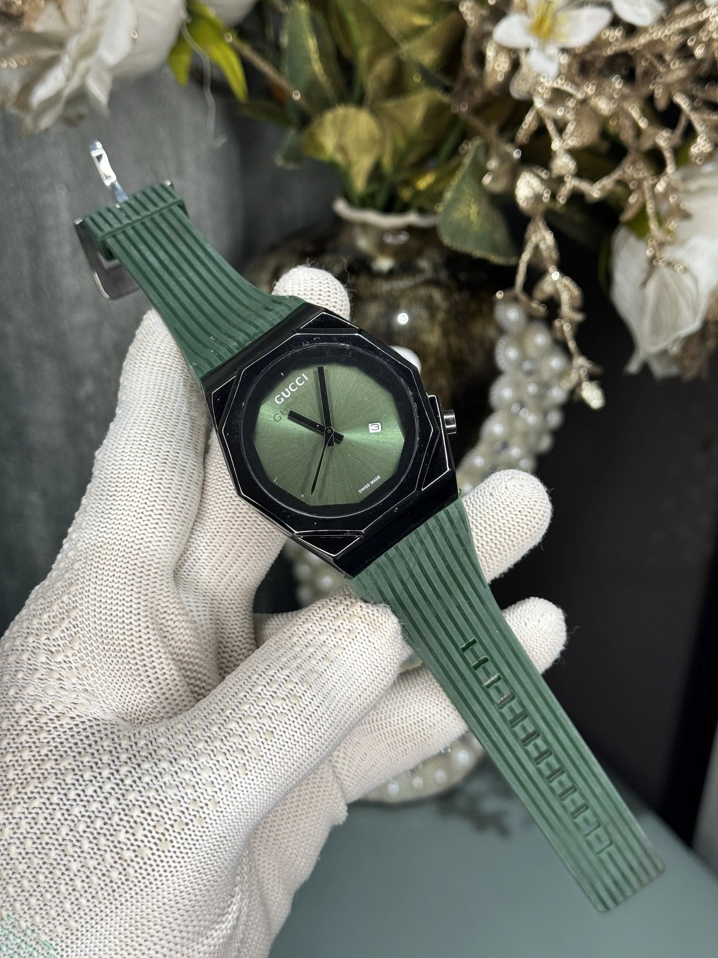 Gucc i All Green Premium Quartz Watch