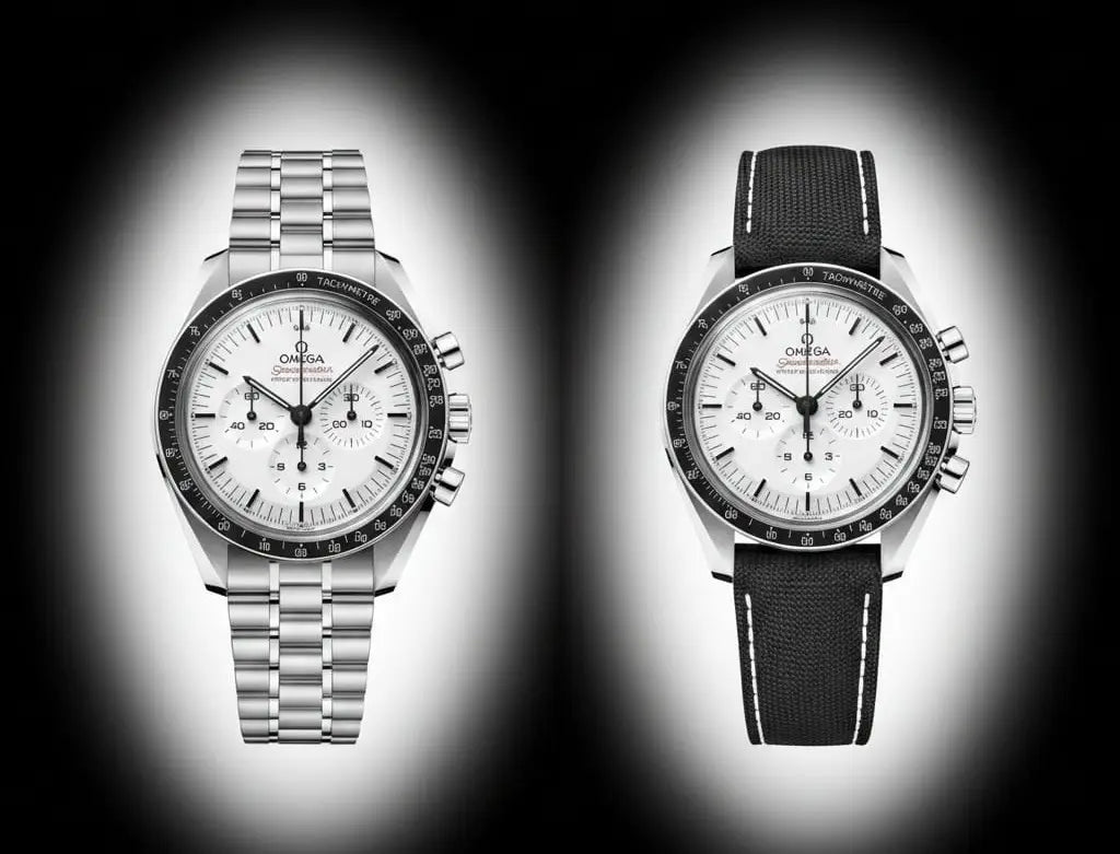 OMega Speedmaster Professional Moonwatch With Dual Strap