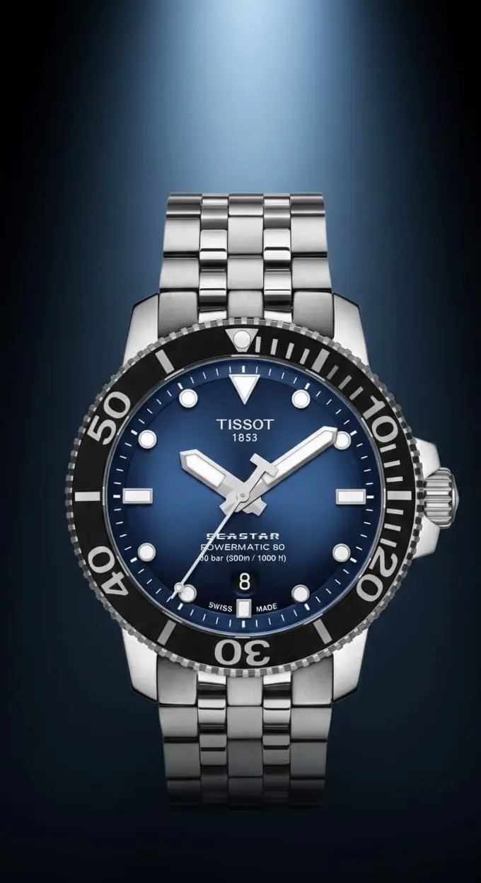 Tissot 1853 Sea Star Powermatic 80 Silver Blue