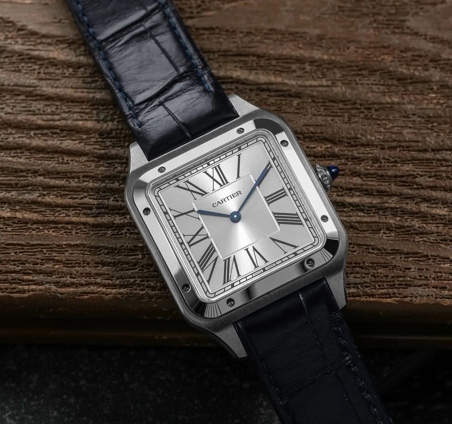 Cartier Dumont Silver Black