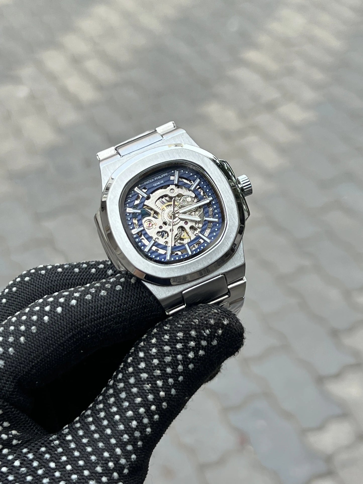 Pate_k Phillipe Silver Blue