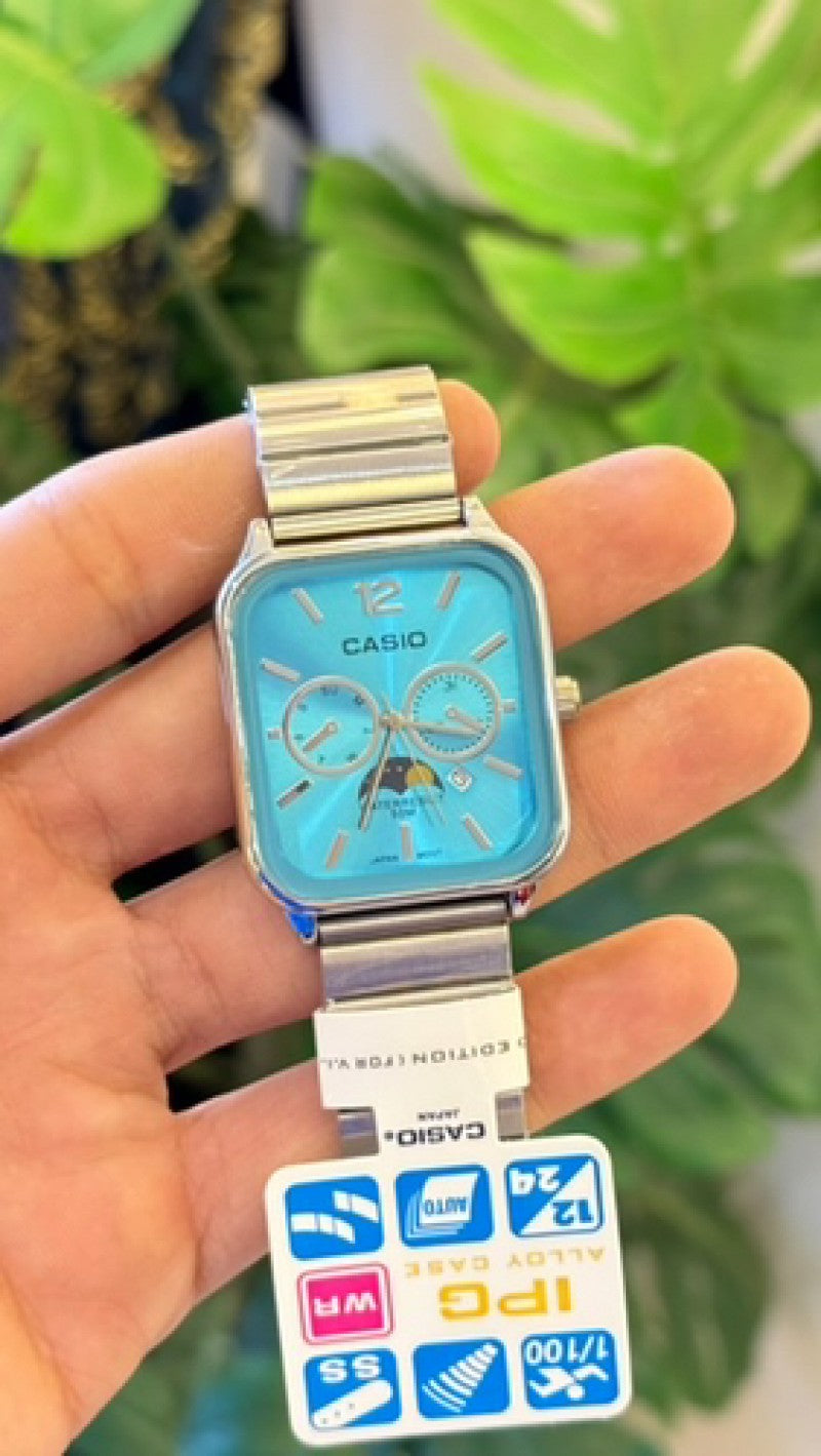 Casio M305 Unisex Tiffany blue
