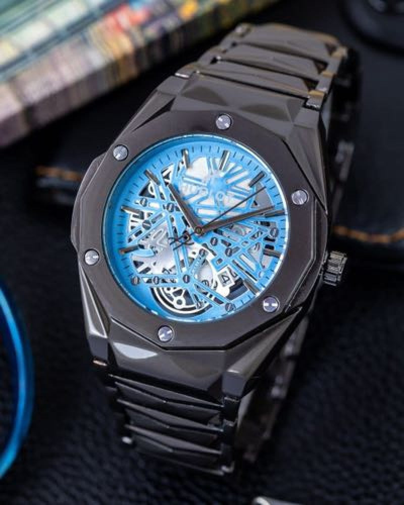 HUBLOT Tourbillon diamond cut chain