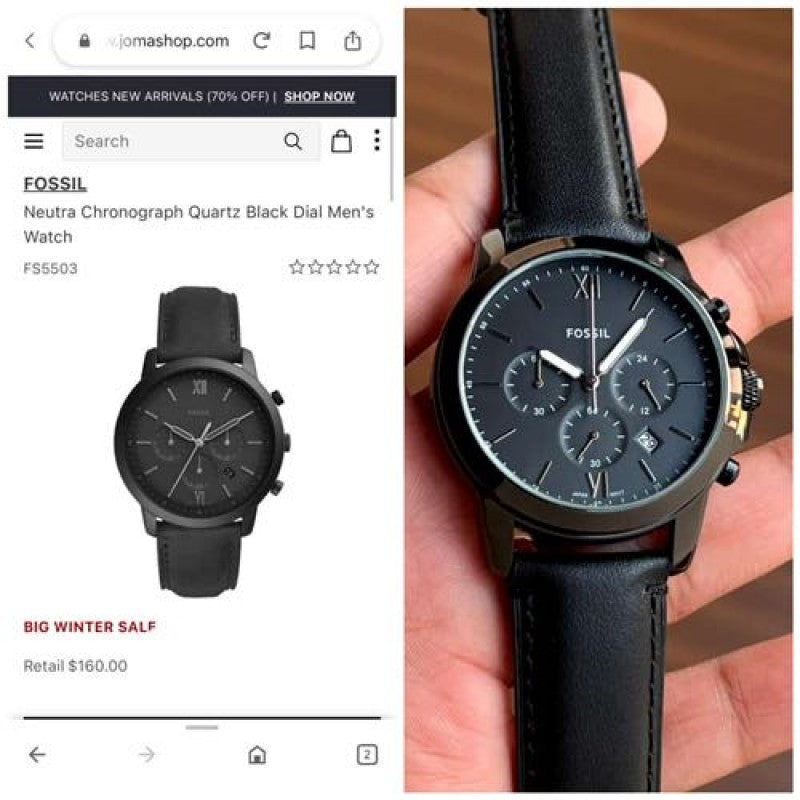 Fossil Neutra Chronograph heavy qua