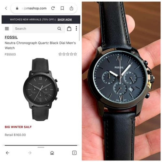 Fossil Neutra Chronograph heavy qua